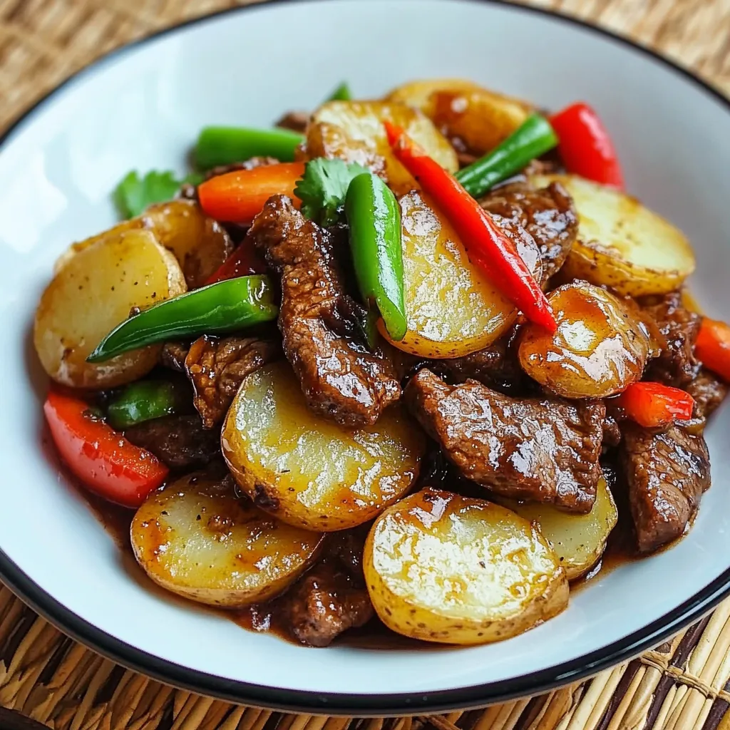 A plate of food with meat and vegetables.