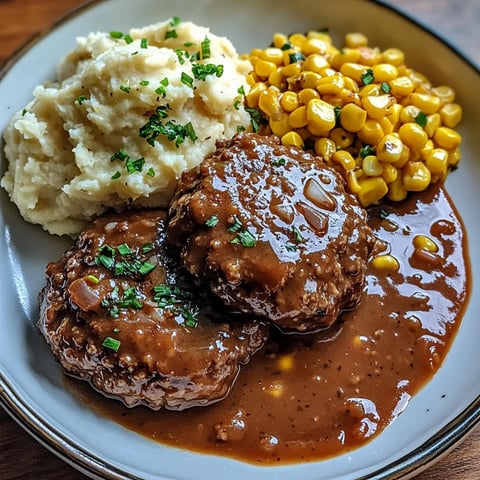 A plate with steak and mashed potatoes.