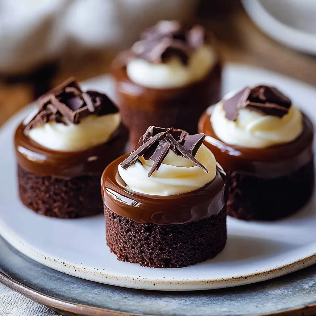 Chocolate cupcakes with fluffy cream topping.